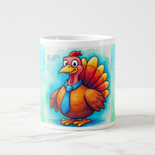 Thanksgiving, Cute Turkey, Giant Coffee Mug