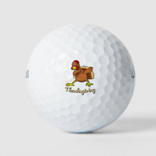 thanksgiving dabbing turkey golf balls