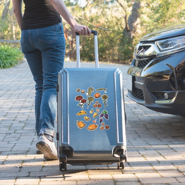 Thanksgiving day autumn attributes Classic T-Shirt (Suitcase Insitu)