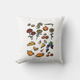 Thanksgiving day autumn attributes Classic T-Shirt Cushion