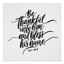 Thanksgiving Day Bible Verse: Psalm 100:04