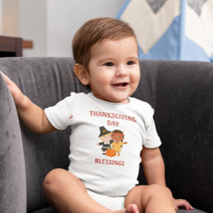 Thanksgiving Day Blessings Baby Bodysuit
