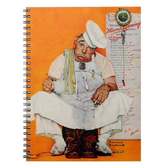 Thanksgiving Day Blues Notebook (Front)