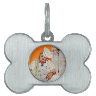 Thanksgiving Day Blues Pet Name Tag