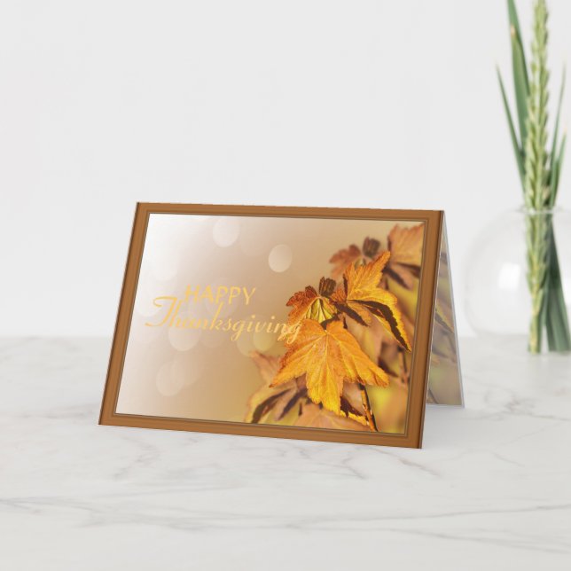 Thanksgiving Day Card (Front)