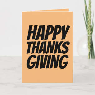THANKSGIVING DAY CARDS, BE BLESSED CARD