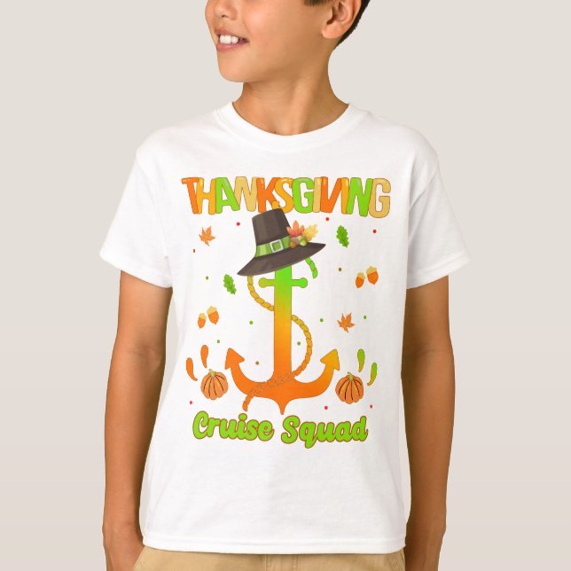 Thanksgiving Day Cruise Squad Travel Vacation  T-S T-Shirt (Front)