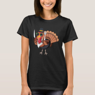 Thanksgiving Day Friends Turkey Eats Head T-Shirt