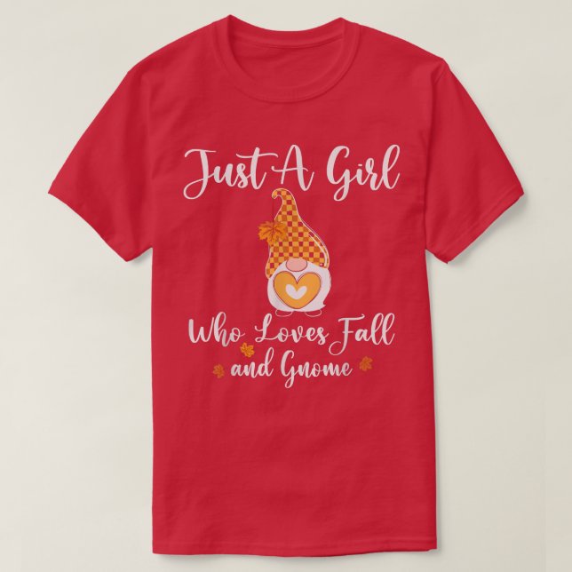 Thanksgiving Day Funny Tee Just a Fall Autumn Leav (Design Front)