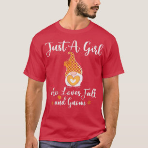 Thanksgiving Day Funny Tee Just a Fall Autumn Leav