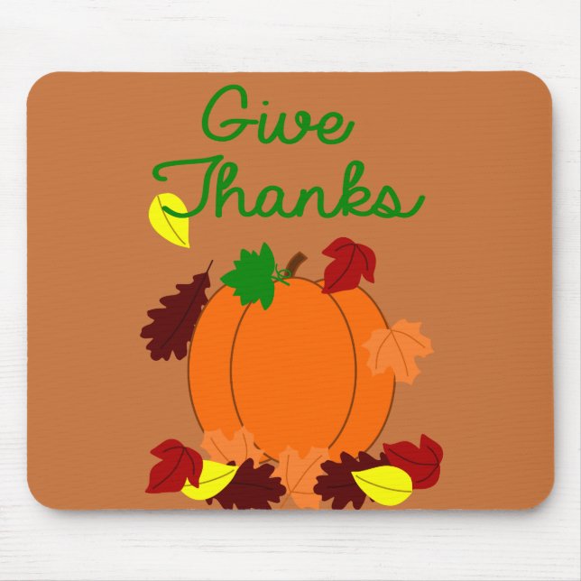 Thanksgiving Day Mouse Mat (Front)