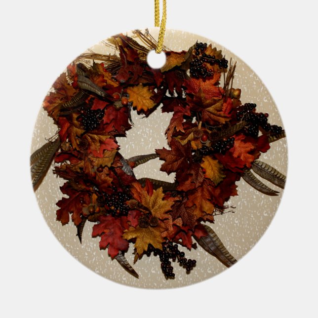 Thanksgiving Day Ornament (Front)