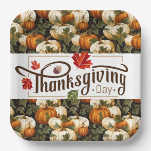 Thanksgiving Day  Paper Plate