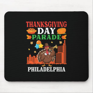Thanksgiving Day Parade Turkey Celebration In Phil Mouse Mat