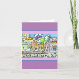 THANKSGIVING DAY PARADE TURKEY HELIUM BALLOONS Blk Card