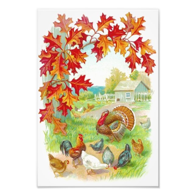 Thanksgiving Day Photo Print (Front)