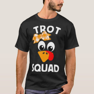 Thanksgiving Day Running Turkey Trot Squad T-Shirt