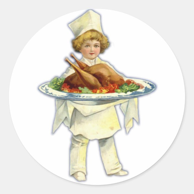 Thanksgiving Day Sticker (Front)