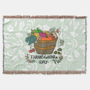 Thanksgiving Day Throw Blanket