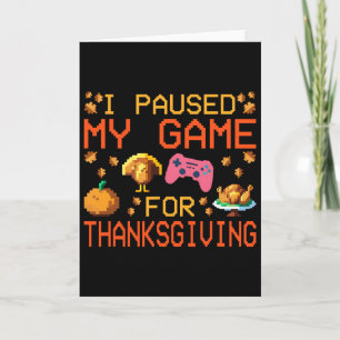 Thanksgiving Day Turkey Eat Pizza Instead Sign Fun Card