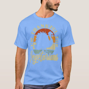Thanksgiving Day Turkey I'm Thankful For Vegetaria T-Shirt