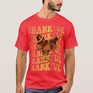 Thanksgiving Day Turkey  Thankful  T-Shirt