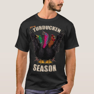 Thanksgiving Day Turkey Turducken Hunt Monster Ugl T-Shirt