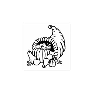 Thanksgiving Decor Custom Rubber Stamp