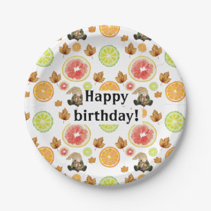 Thanksgiving Decor Fall Farmhouse Paper Plate