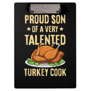 Thanksgiving Design for a Son of a Turkey Cook Clipboard