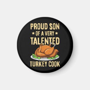 Thanksgiving Design for a Son of a Turkey Cook Magnet