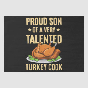 Thanksgiving Design for a Son of a Turkey Cook Tissue Paper