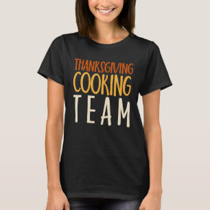 Thanksgiving Dinner Cooking Team Gift Costume Leg T-Shirt