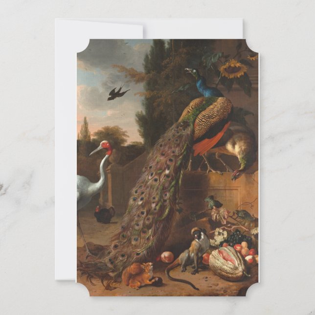 Thanksgiving Dinner | Elegant Invitation (Back)