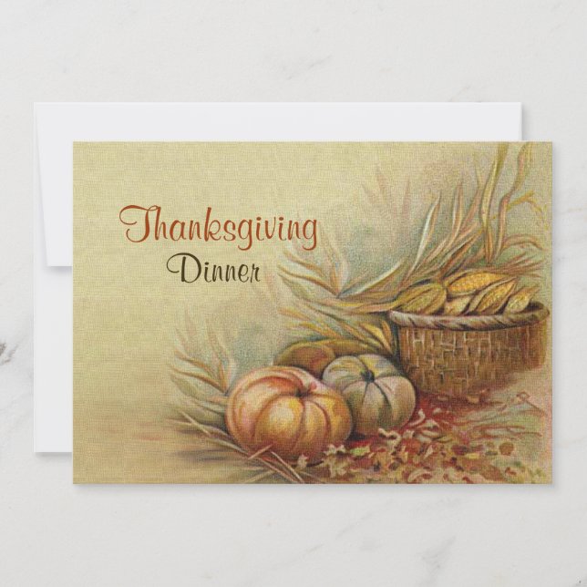 Thanksgiving Dinner invitation (Front)