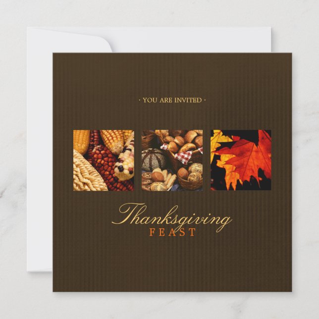 Thanksgiving Dinner invitation (Front)