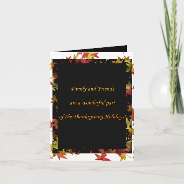 Thanksgiving Dinner Invitation (Front)