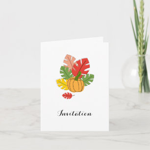 Thanksgiving Dinner Invitation