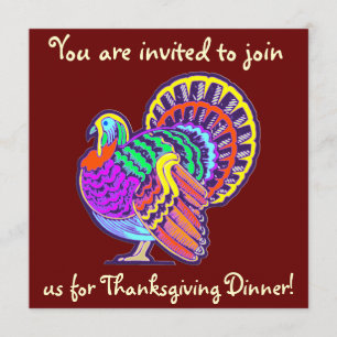 Thanksgiving Dinner Invitations