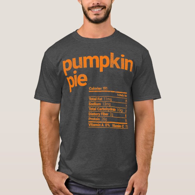 Thanksgiving Dinner Menu Funny Turkey Day T-Shirt (Front)