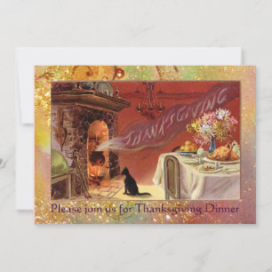 Thanksgiving Dinner Party Invitation
