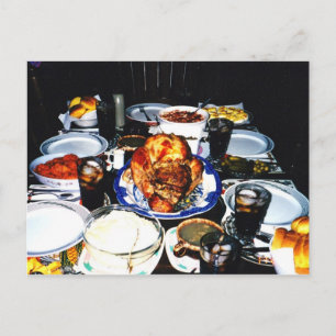 Thanksgiving Dinner,Postcard Holiday Postcard