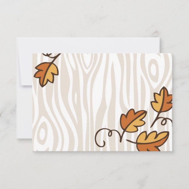 Thanksgiving Dinner Table Place Cards (Front)