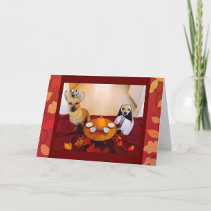 Thanksgiving Dogs Holiday Card