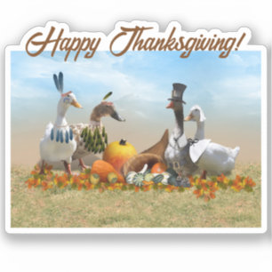 Thanksgiving Ducks - Pilgrims & Indians