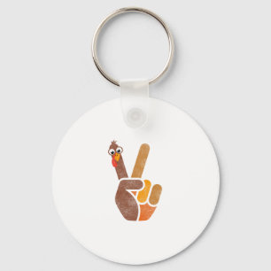 Thanksgiving F-caw-f Turkey Meme Funny Turkey Humo Key Ring