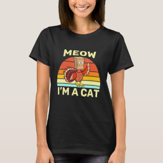 Thanksgiving  Fake Cat Meow Thanksgiving Turkey Me T-Shirt