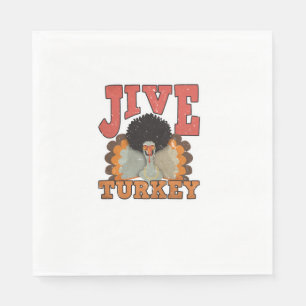 Thanksgiving & Fall Apparel, Jive Turkey - Retro 1 Napkin