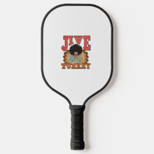 Thanksgiving & Fall Apparel, Jive Turkey - Retro 1 Pickleball Paddle