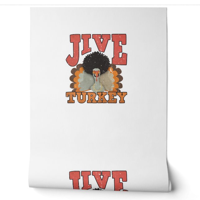 Thanksgiving & Fall Apparel, Jive Turkey - Retro 1 Wallpaper (Unrolling)